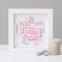 Personalised Wife Word Art Gift, thumbnail 3 of 7