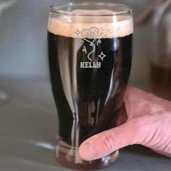 40th Birthday Pint Glass, 6 of 11