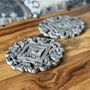 Mango Wood Carved Trivet Hot Food Surface Protector, thumbnail 4 of 9