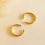 Two Thin Ear Cuffs 18ct Gold Plated, thumbnail 1 of 5