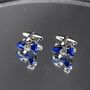 Blue Vespa Cufflinks Italian Scooter Design Gift For Him, thumbnail 4 of 6