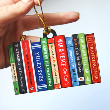 Funny Literary Christmas Tree Decoration, 2 of 3