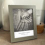 Personalised Wooden Photo Gift Print Framed In Taupe, thumbnail 6 of 7