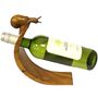 Carved Wooden Wine Holder Snail, thumbnail 3 of 4