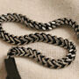 Men's Personalised Thick Stainless Steel Chain Bracelet, thumbnail 6 of 9
