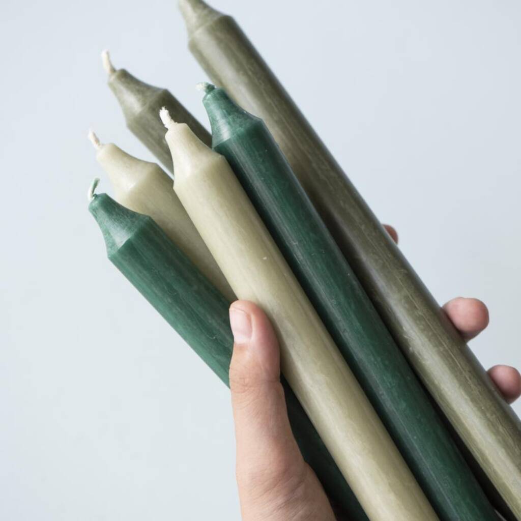 Tall Dinner Candle Set Of Three By Grey Star Interiors