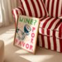 Wine Por Favor Wall Art Print Kitchen Disco, thumbnail 3 of 11
