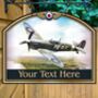 Spitfire Personalised Pub Sign/Bar Sign/Man Cave, thumbnail 4 of 7