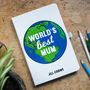 'World's Best Mum' Personalised Notebook, thumbnail 2 of 6