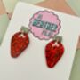 Christmas Lights Glitter Christmas Earrings / Festive Jewellery / Shimmering Multi Colour Dangles, thumbnail 5 of 12