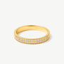 Stacking Ring Band With Cubic Zirconia, thumbnail 1 of 6