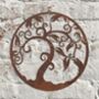 Metal Tree Of Life V2 Garden Sculpture Wall Art, thumbnail 1 of 1
