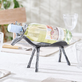 Cast Iron Stag Bottle Holder, 2 of 8