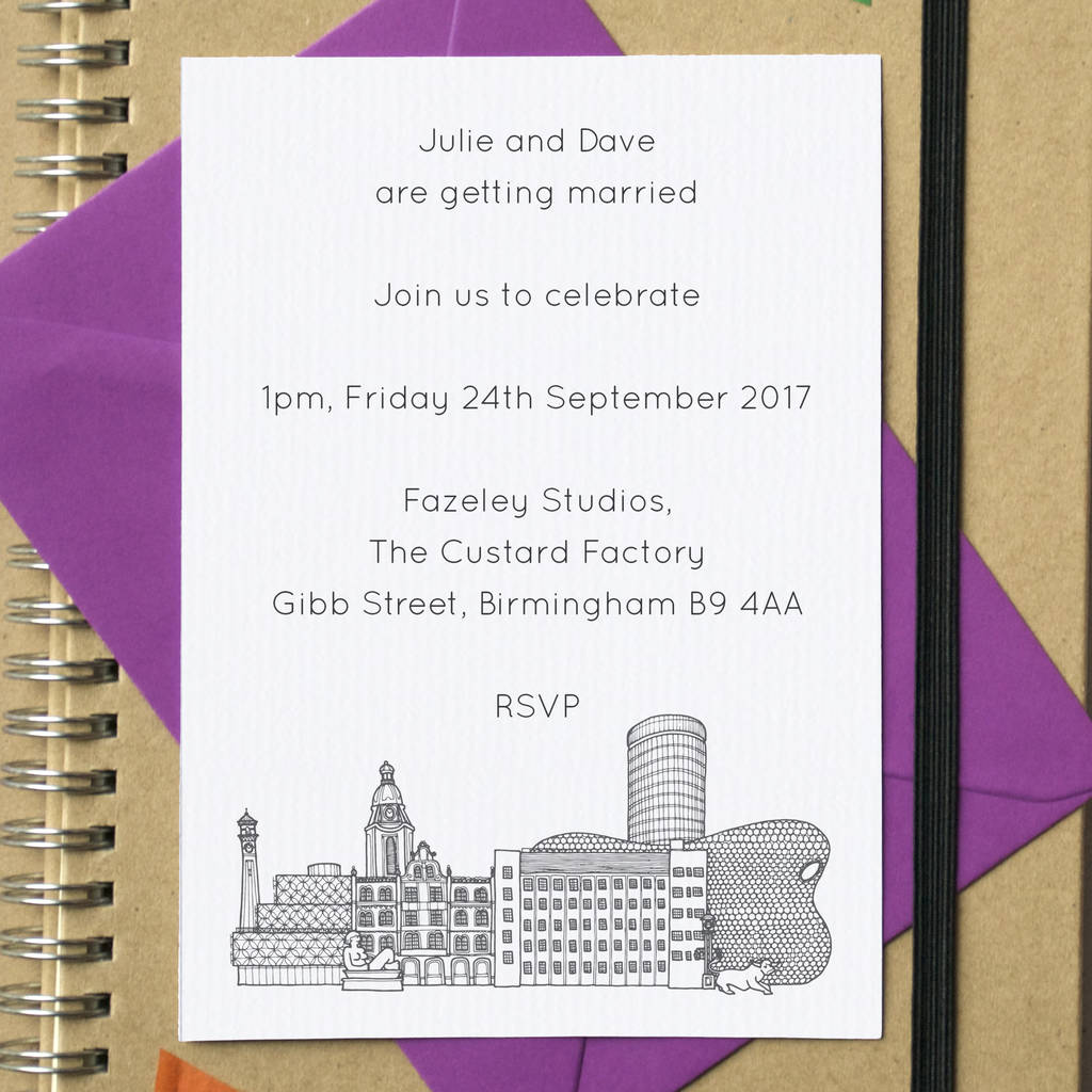 postcard invite