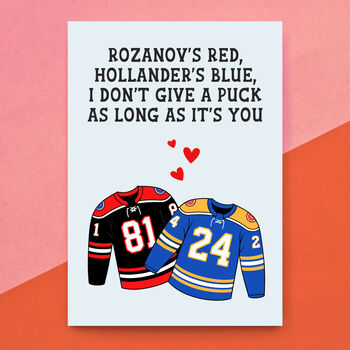 Funny Heated Rivalry Valentine's Day Card, 3 of 4