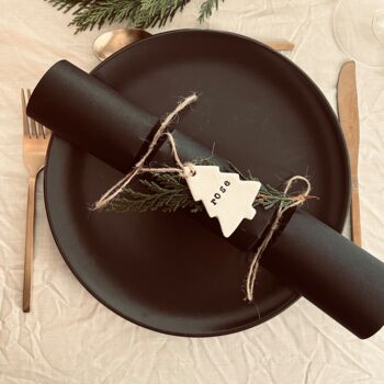 Personalised Clay Christmas Tree Tag, 2 of 3