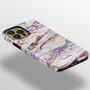 Purple Reign Marble Tough Case For iPhone, thumbnail 2 of 4