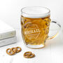 Personalised Premium Dimpled Beer Glass, thumbnail 4 of 6