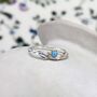 Coastal Blue Opal Ring, thumbnail 3 of 5