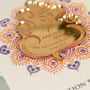 Ganesh Indian Mandala Wedding Save The Date Magnets, thumbnail 4 of 7