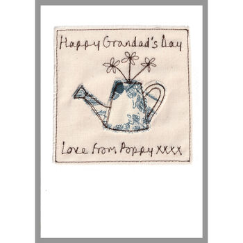 Personalised Watering Can Father's Day Card, 2 of 12