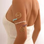 Bohemian Gold Plated And Crystal Stone Upper Arm Cuff, thumbnail 1 of 6