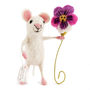 Mouse With Pansy, thumbnail 3 of 12