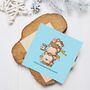 Cute Monkeys Greetings Card, thumbnail 5 of 9