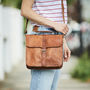 Leather Day Bag, thumbnail 1 of 2