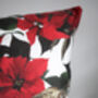 Poinsettia Cushion Cover White, thumbnail 7 of 8