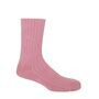 Ribbed Men's Bed Socks – Pink, thumbnail 2 of 3
