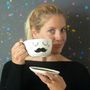 Large Character Tea Cup And Saucer, thumbnail 1 of 6