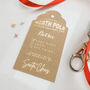 Personalised Foil North Pole Delivery Christmas Tags, thumbnail 4 of 5