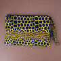 Large African Print Zip Pouch | Rere Print, thumbnail 4 of 4