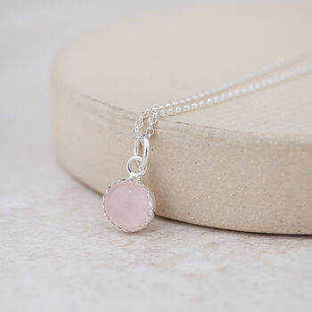 Sterling Silver Large Gemstone Pendant, 11 of 12