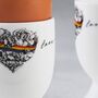 Gift Set Of Two Love Is Love Egg Cups, thumbnail 2 of 3