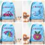 Personalised Girl's Sky Blue Waterproof Swim Bag, thumbnail 3 of 12