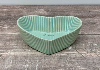 Green Heart Small Baking Dish, 15cm, 4 of 4