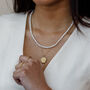 Virgo Zodiac Coin Pendant Necklace, thumbnail 1 of 5