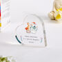 Daughter Christmas Heart Plaque Personalised Gift, thumbnail 3 of 5