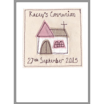 Personalised Girls First Holy Communion Card, 11 of 12