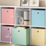 Six Piece Storage Cubes Collapsible Bins Set, thumbnail 7 of 8