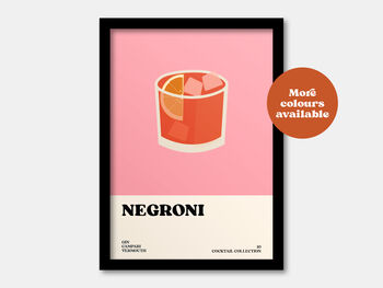 Negroni Cocktail Print, 5 of 7