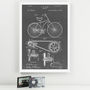 Anatomy Of A Bike Patent Print, thumbnail 7 of 9