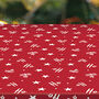 Christmas Red Table Cloth For Holiday Gatherings Ho Stars, thumbnail 3 of 5