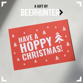 Low/No Alcohol Free Beer Happy Christmas Craft Beer Gift Box, 2 of 2