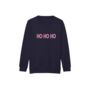 Ho Ho Ho Sweatshirt | Navy, thumbnail 1 of 2