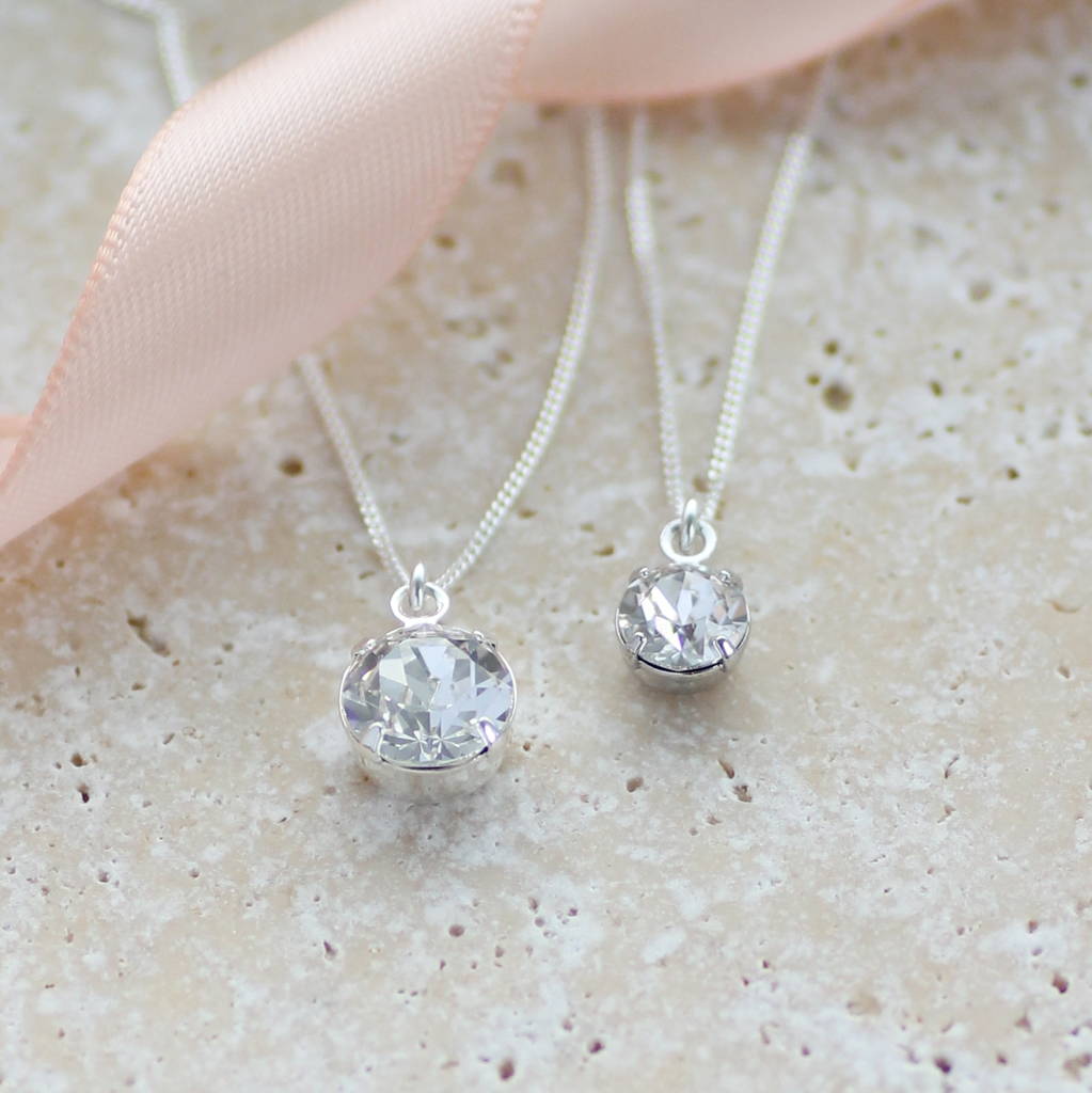 swarovski solitaire pendant