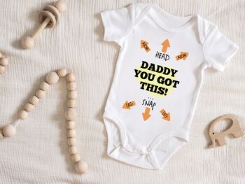 Funny Quote Baby Dad Bodysuit, 2 of 3