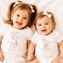 Personalised Bunny Sibling Birthday Outfit, thumbnail 1 of 6